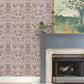 Purchase 4147-27373 A-Street Wallpaper, Blanche Plum Floral Damask - Haberdashery12