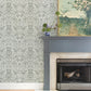Purchase 4147-27375 A-Street Wallpaper, Blanche Dark Green Floral Damask - Haberdashery12