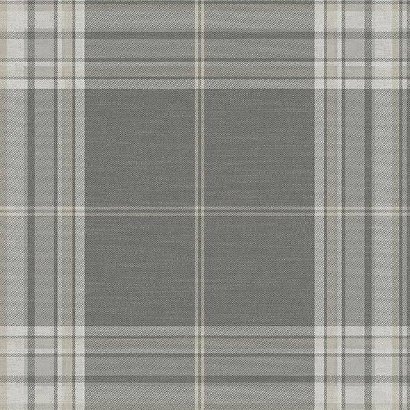 Purchase 4147-27384 A-Street Wallpaper, Westley Grey Plaid - Haberdashery