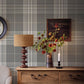 Purchase 4147-27384 A-Street Wallpaper, Westley Grey Plaid - Haberdashery1