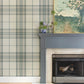 Purchase 4147-27387 A-Street Wallpaper, Westley Moss Plaid - Haberdashery12
