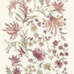 Purchase 4147-27397 A-Street Wallpaper, Teonna Raspberry Floral Stripe - Haberdashery