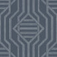 Purchase 4147-27402 A-Street Wallpaper, Essex Navy Geometric - Haberdashery