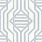 Purchase 4147-27403 A-Street Wallpaper, Essex Dark Blue Geometric - Haberdashery