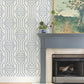 Purchase 4147-27403 A-Street Wallpaper, Essex Dark Blue Geometric - Haberdashery12