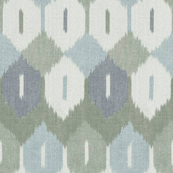 Purchase 4147-27406 A-Street Wallpaper, Abilene Sea Green Ikat - Haberdashery