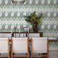 Purchase 4147-27406 A-Street Wallpaper, Abilene Sea Green Ikat - Haberdashery1