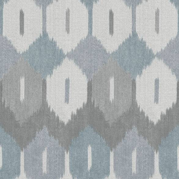 Purchase 4147-27407 A-Street Wallpaper, Abilene Denim Ikat - Haberdashery