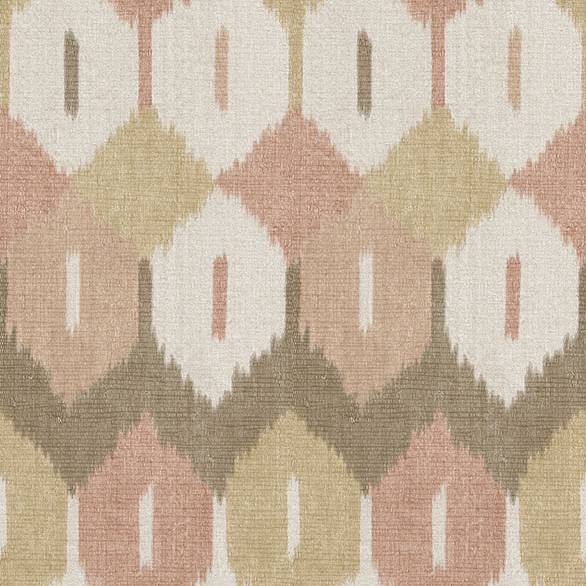 Purchase 4147-27408 A-Street Wallpaper, Abilene Apricot Ikat - Haberdashery