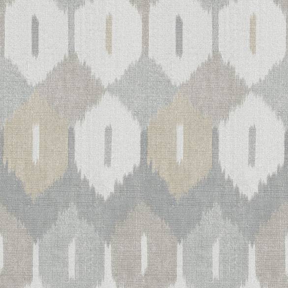 Purchase 4147-27409 A-Street Wallpaper, Abilene Neutral Ikat - Haberdashery