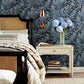 Purchase 4147-80003 A-Street Wallpaper, Greenwood Dark Blue Deciduous - Haberdashery1