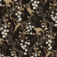 Purchase 4147-80009 A-Street Wallpaper, Linden Black Jungle Canopy - Haberdashery