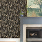 Purchase 4147-80009 A-Street Wallpaper, Linden Black Jungle Canopy - Haberdashery12