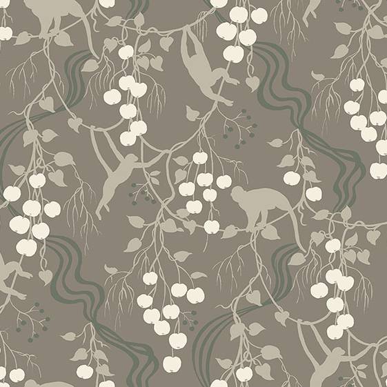 Purchase 4147-80011 A-Street Wallpaper, Linden Stone Jungle Canopy - Haberdashery