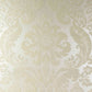Purchase 4147-87390 A-Street Wallpaper, Shadow Cream Flocked Damask - Haberdashery