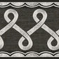 Purchase 4148-14504 Chesapeake Wallpaper, Scalloped Ribbon Black Trim Wall Border - PrintWorks