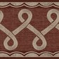 Purchase 4148-14506 Chesapeake Wallpaper, Scalloped Ribbon Red Trim Wall Border - PrintWorks
