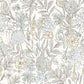 Purchase 4148-27411 Chesapeake Wallpaper, Goldfinch Neutral Birds and Blooms - PrintWorks