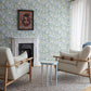 Purchase 4148-27413 Chesapeake Wallpaper, Goldfinch Aqua Birds and Blooms - PrintWorks1