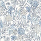 Purchase 4148-27414 Chesapeake Wallpaper, Goldfinch Blue Birds and Blooms - PrintWorks