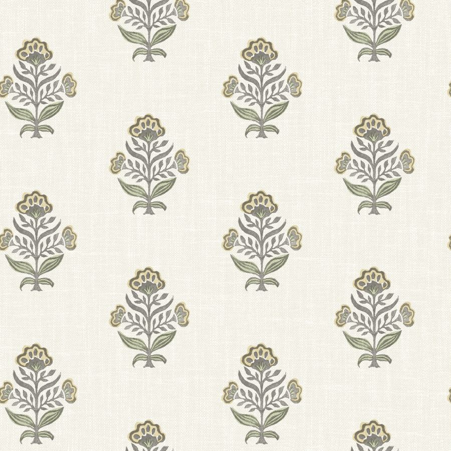 Purchase 4148-27416 Chesapeake Wallpaper, Hollyhock Honey Floral Crest - PrintWorks