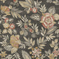 Purchase 4148-27421 Chesapeake Wallpaper, Begonia Black Floral Trail - PrintWorks