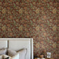 Purchase 4148-27425 Chesapeake Wallpaper, Begonia Red Floral Trail - PrintWorks12