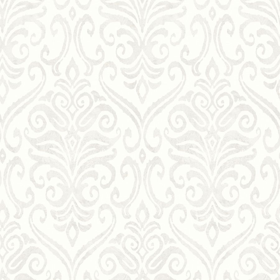 Purchase 4148-27437 Chesapeake Wallpaper, Adavu Dove Damask - PrintWorks