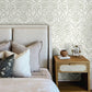 Purchase 4148-27441 Chesapeake Wallpaper, Adavu Sage Damask - PrintWorks12