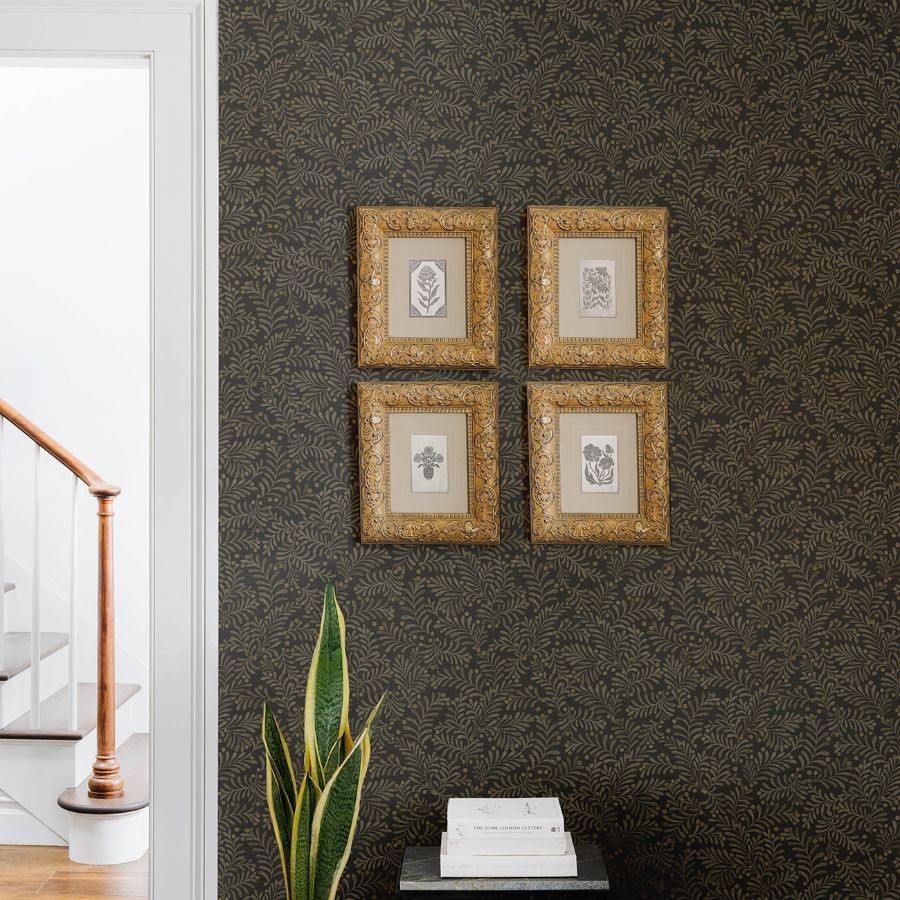 Purchase 4148-27442 Chesapeake Wallpaper, Chrysantha Black Berry Branches - PrintWorks1