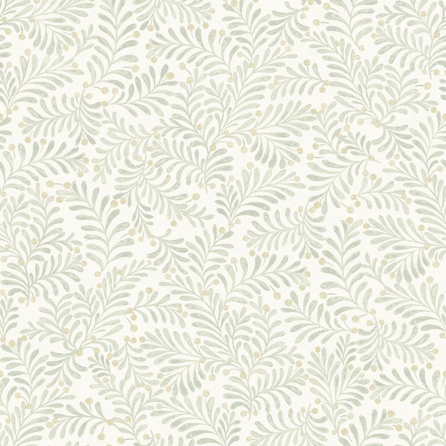 Purchase 4148-27444 Chesapeake Wallpaper, Chrysantha Sage Berry Branches - PrintWorks