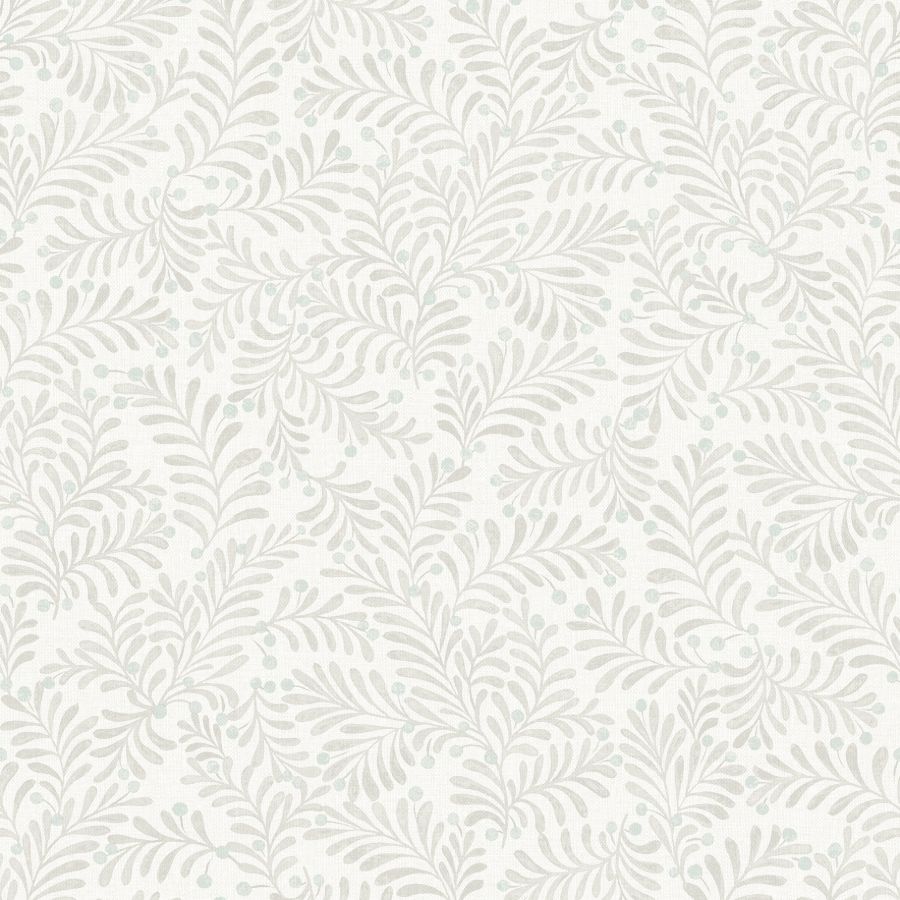 Purchase 4148-27445 Chesapeake Wallpaper, Chrysantha Light Grey Berry Branches - PrintWorks