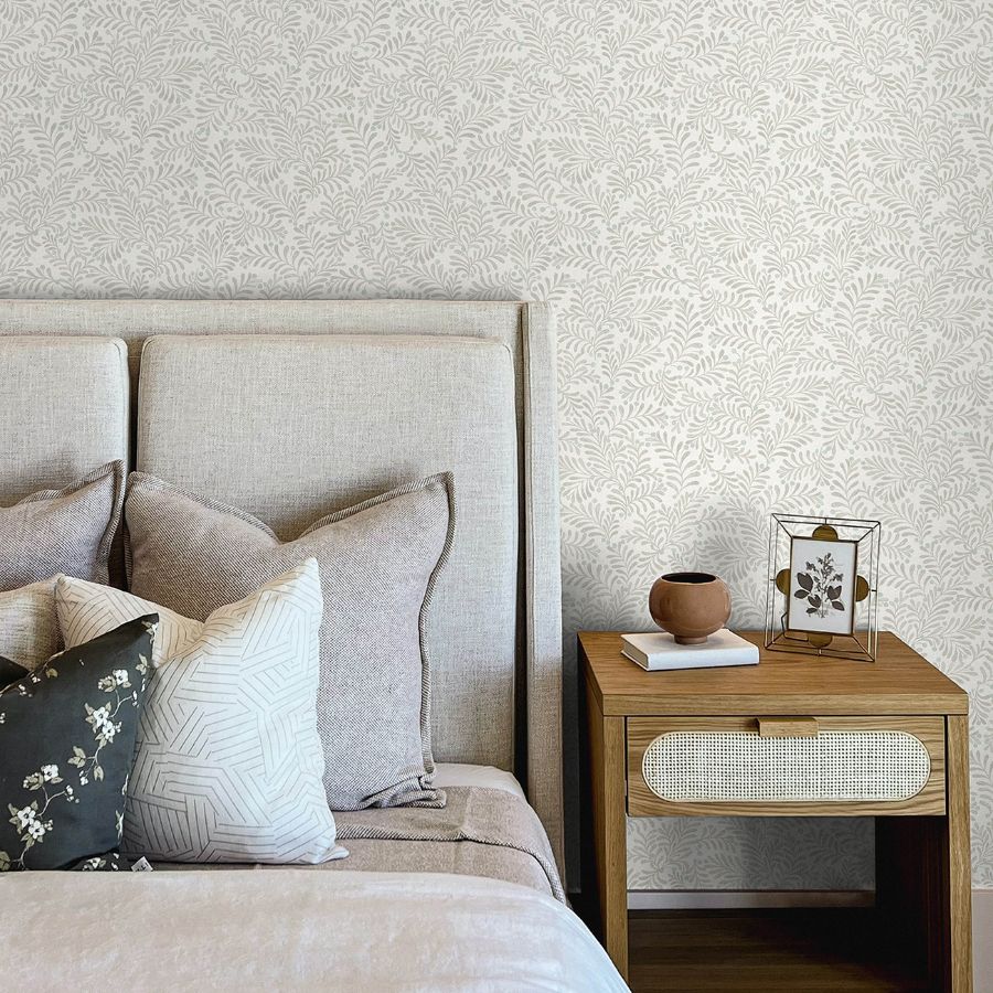 Purchase 4148-27445 Chesapeake Wallpaper, Chrysantha Light Grey Berry Branches - PrintWorks12