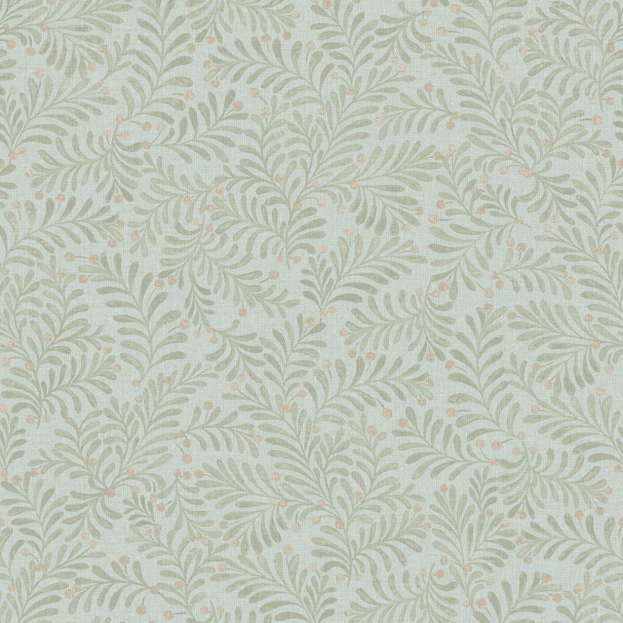 Purchase 4148-27446 Chesapeake Wallpaper, Chrysantha Aqua Berry Branches - PrintWorks