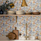 Purchase 4148-27448 Chesapeake Wallpaper, Passiflora Blue Fruit and Floral - PrintWorks1
