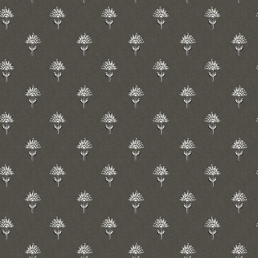 Purchase 4148-27462 Chesapeake Wallpaper, Surdiva Black Floral Fan - PrintWorks