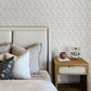 Purchase 4148-27463 Chesapeake Wallpaper, Nabi Charcoal Geometric - PrintWorks12