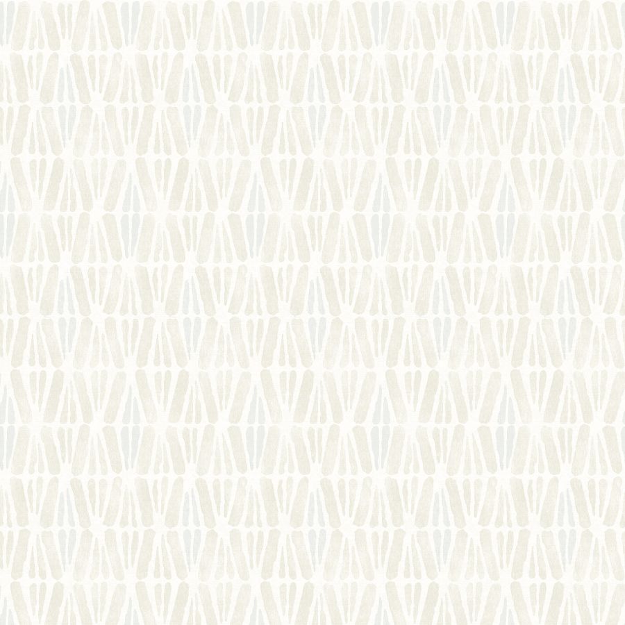 Purchase 4148-27464 Chesapeake Wallpaper, Nabi Beige Geometric - PrintWorks
