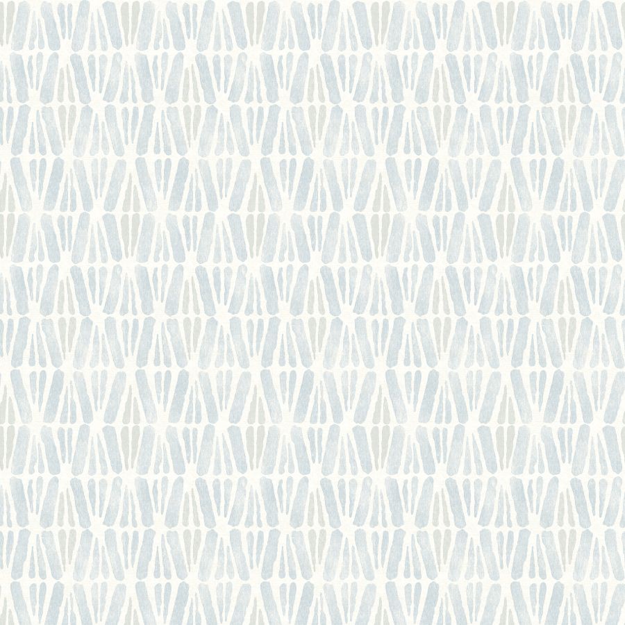 Purchase 4148-27467 Chesapeake Wallpaper, Nabi Light Blue Geometric - PrintWorks