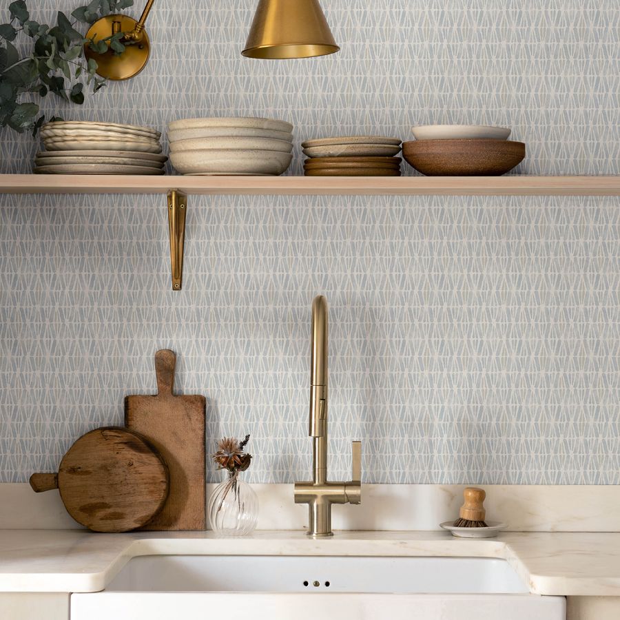 Purchase 4148-27467 Chesapeake Wallpaper, Nabi Light Blue Geometric - PrintWorks1