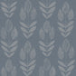 Purchase 4148-27473 Chesapeake Wallpaper, Garland Denim Block Tulip - PrintWorks