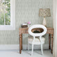 Purchase 4148-27475 Chesapeake Wallpaper, Garland Aqua Block Tulip - PrintWorks1