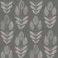Purchase 4148-27477 Chesapeake Wallpaper, Garland Charcoal Block Tulip - PrintWorks
