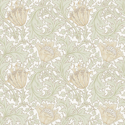 Purchase 4153-82002 A-Street Wallpaper, Anemone Light Green Floral Trail - Hidden Treasures