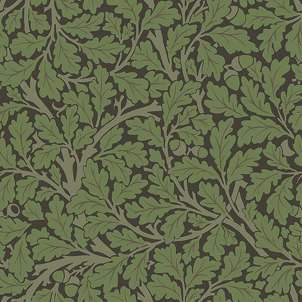 Purchase 4153-82030 A-Street Wallpaper, Oak Tree Black Leaf - Hidden Treasures