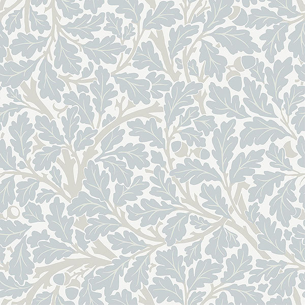 Purchase 4153-82031 A-Street Wallpaper, Oak Tree Sky Blue Leaf - Hidden Treasures