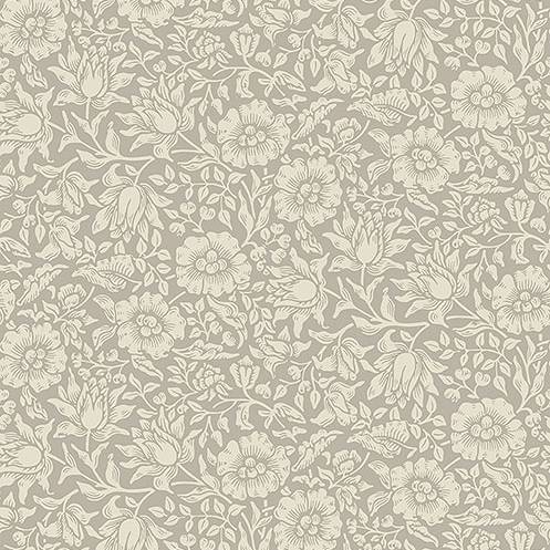Purchase 4153-82038 A-Street Wallpaper, Mallow Grey Floral Vine - Hidden Treasures