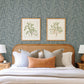 Purchase 4155-27312 A-Street Wallpaper, Gabriel Teal Fern - Drew & Jonathan Home IV12