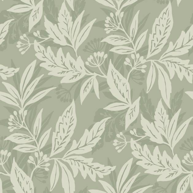 Purchase 4155-27326 A-Street Wallpaper, Anita Sage Woodland Floral - Drew & Jonathan Home IV