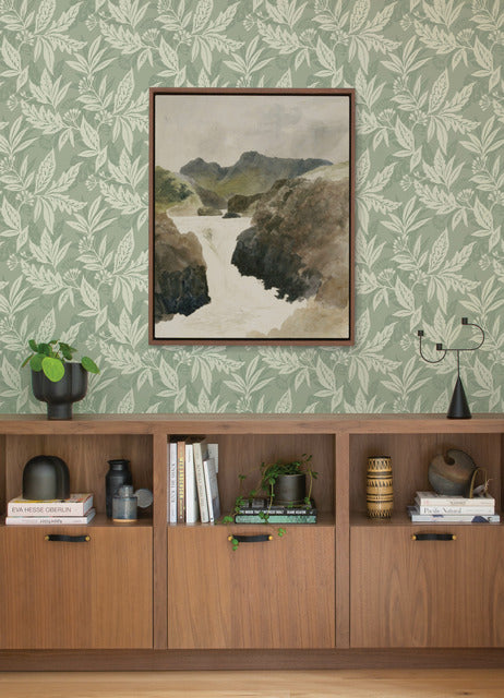 Purchase 4155-27326 A-Street Wallpaper, Anita Sage Woodland Floral - Drew & Jonathan Home IV1